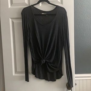 Abercrombie Charcoal Long Sleeve